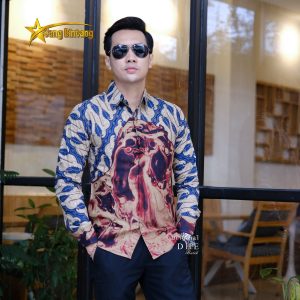 Batik sang bintang warna biru