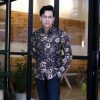 Baju batik lengan panjang hitam