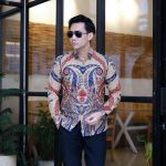 Kemeja batik lengan panjang motif laras madya